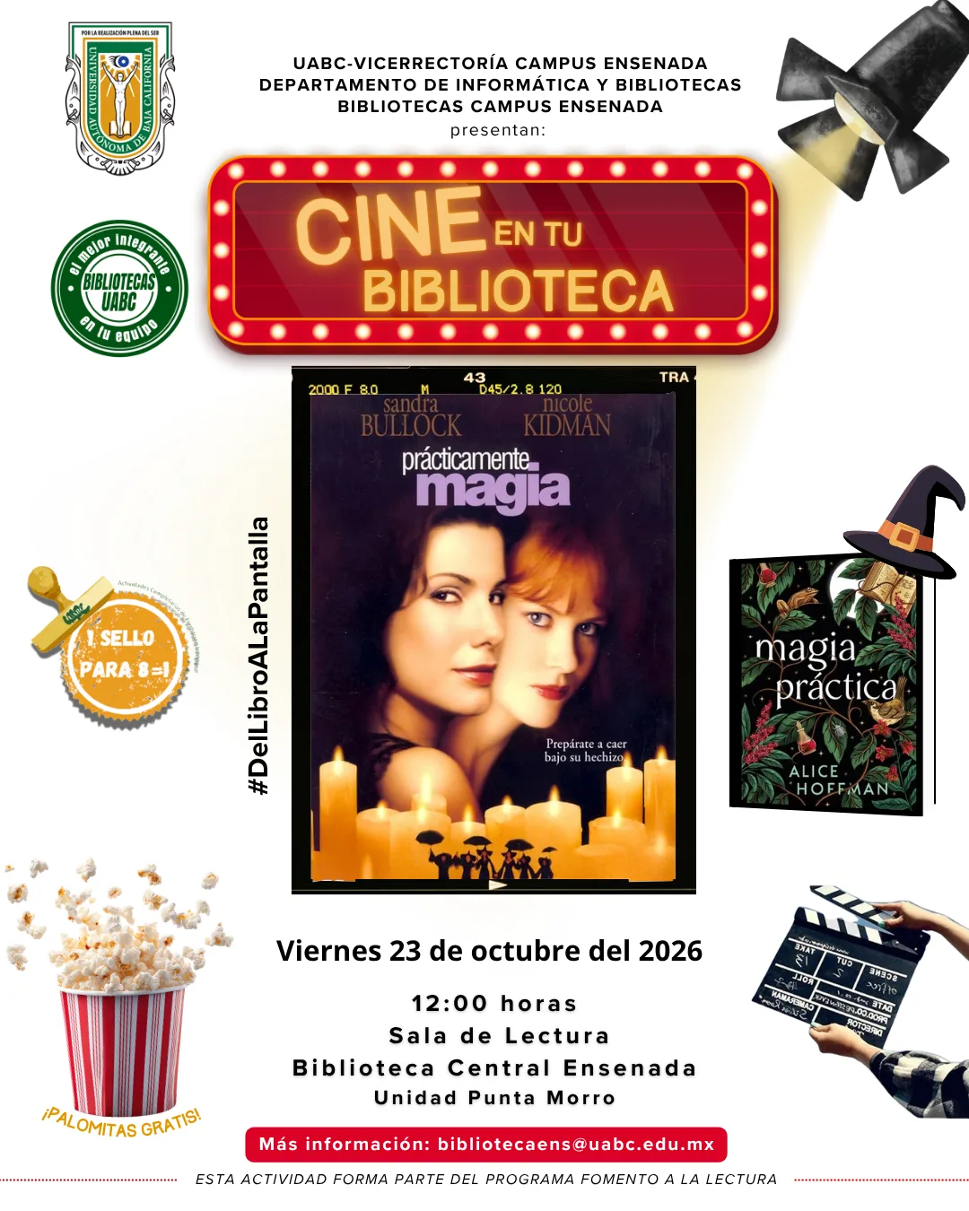 Cine en tu biblioteca: Prácticamente magia